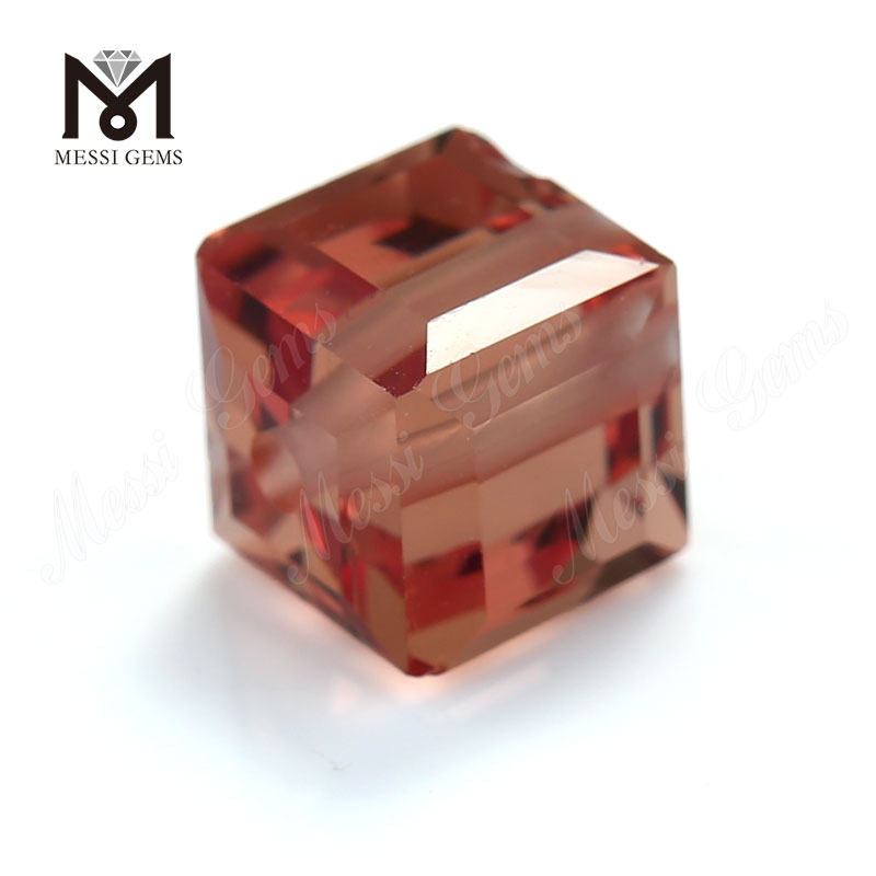 Fabrikspris dekorative kube klar farveskift glas ædelstene