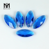 Marquise Cut Dobbelt Briolette 8 x19 mm blå Topaz glasperle til smykkefremstilling