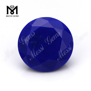 rundslebne 10 mm naturlige lapis lazuli sten fra Kina