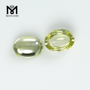 6x8mm ovale cabochonslebne oliven cz løse cubic zirconia sten