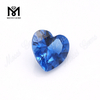 10x10 mm hjerteskåret 119# blå syntetisk spinel ædelsten