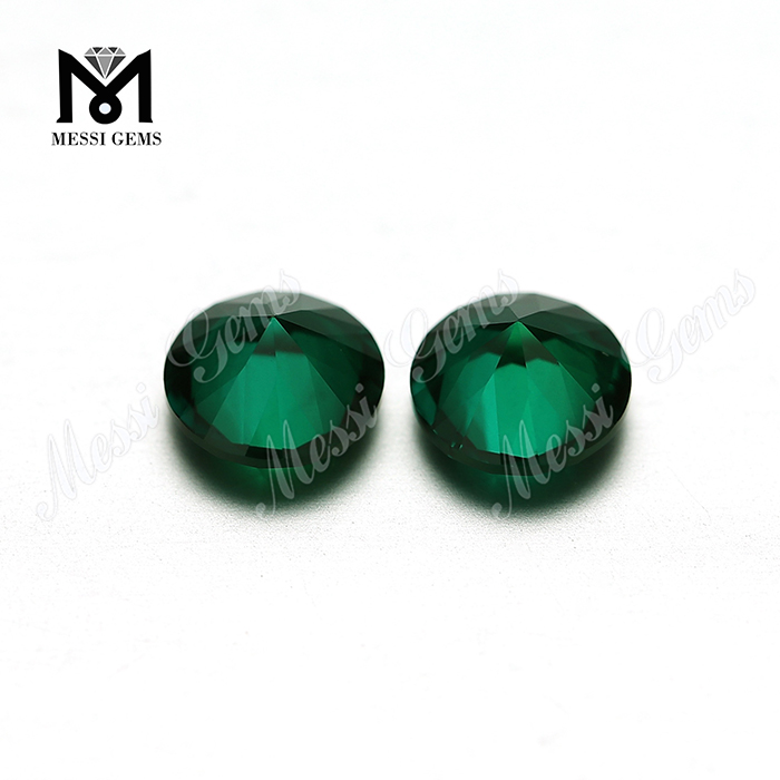 Runde 6,0 mm hydrotermiske zambia smaragd 4 karat perler