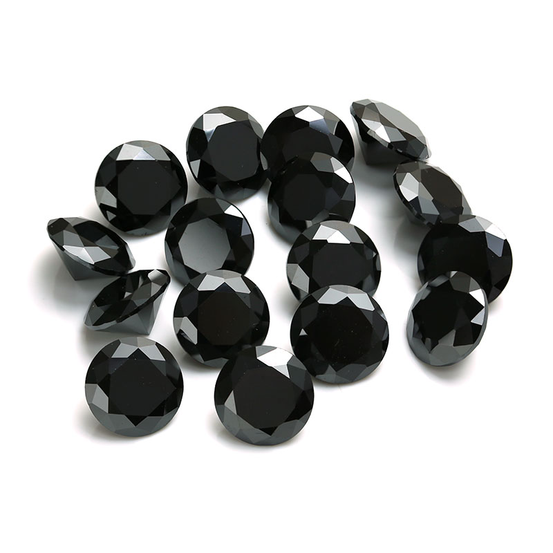 løs porcelæn moissanite rå pris pr. karat sort moissanite diamant