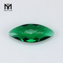 Moderigtigt Marquise Dobbelt Briolette 8x19 grønne krystalsten til tøj
