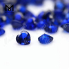 6x6mm hjerteskåret syntetisk 112# blå safir spinelsten