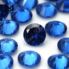 engros rund form 119# syntetisk 10mm blå spinel ædelsten
