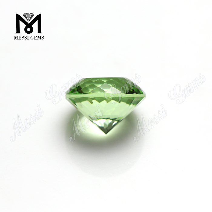 Engrospris syntetisk grøn turmalin krystal glas sten