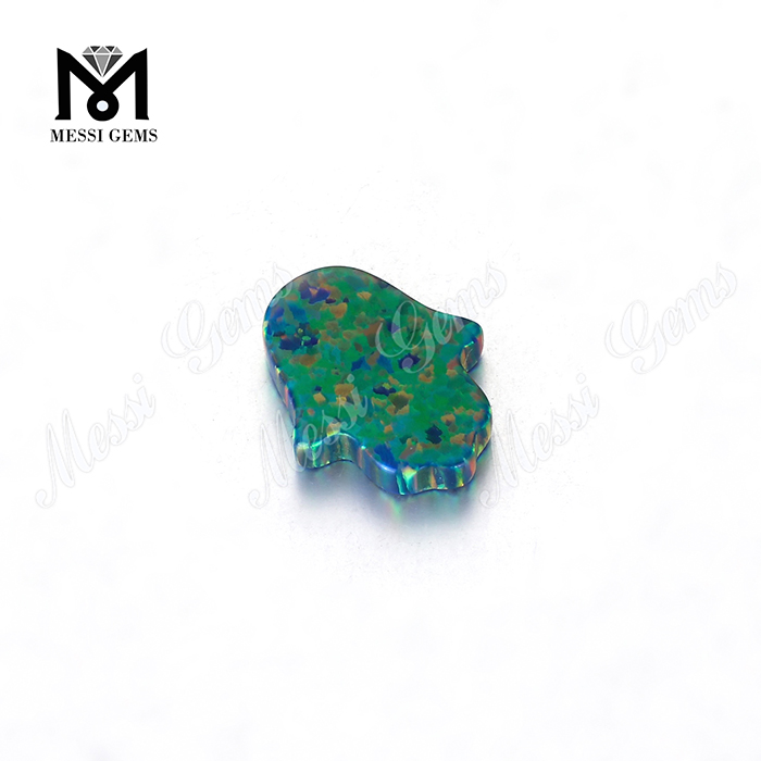 OP69 11x13mm syntetiske hamsa opal perler pris for smykkefremstilling