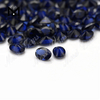 Løse ovale blå safir nano ædelstene