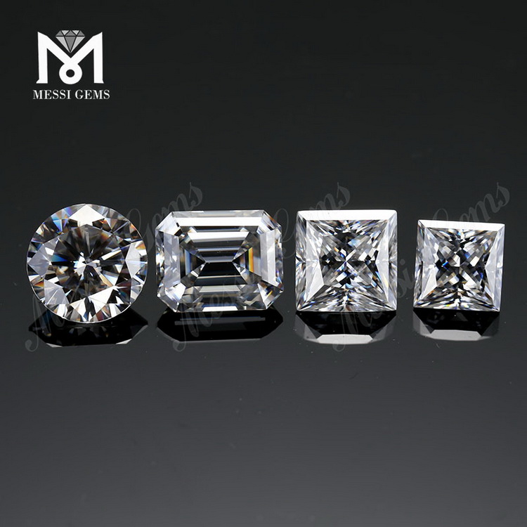 Fabrikspris moissanite diamant Engros 8x6mm DEF White Emerald Cut Moissanites