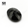 ovalsleben syntetisk sort farvet løs moissanite diamant pris
