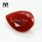 Hot Sale Facetteret pæreskåret 10 x 14mm Løs sten rød agat