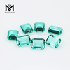 Løse sten 6*8mm Emerald cut glassten til smykker i kobberlegeret sølv