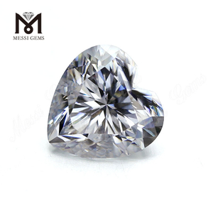 Heart Cut Large Størrelse 14x14MM Hvid moissanite diamant pr. karat Pris