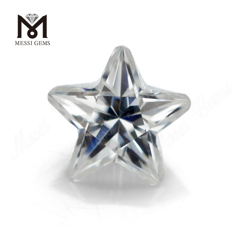 Løs 6,5x6,5 mm DEF Hvid Syntetisk Star Cut moissanite diamant Sten Pris