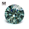 Løs moissanite diamant ru stjerneslebet 12mm grøn moissanite sten