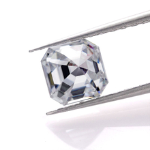 Løse diamant ædelsten Asscher cut moissanite diamant til vielsesring