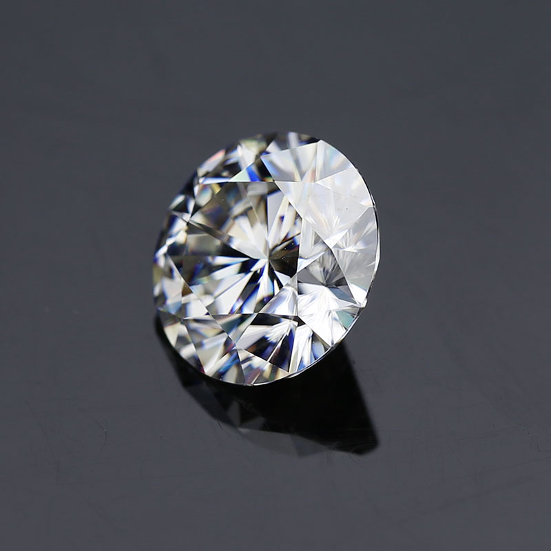 Syntetisk moissanite diamant løse ædelsten Speciel rund DEF VVS Cutting