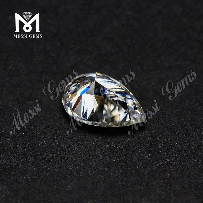 Pæreform DEF Hvid Wuzhou moissanite diamant ædelsten