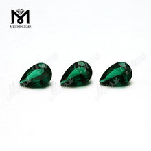 Lab skabt Emerald Gemstone 6x9 pæreform grøn smaragd til ring