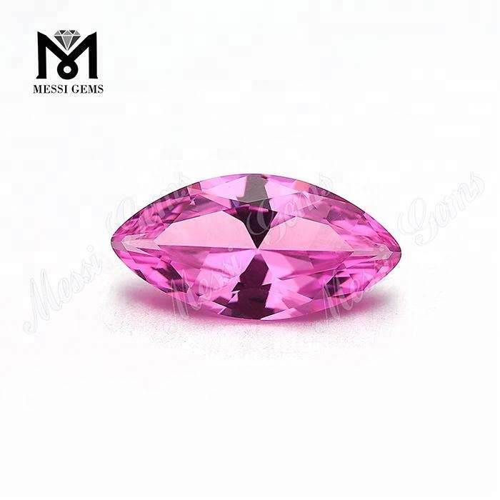 Engros Marquise Cut #A1255 Farveskiftende Pink Nanosital Crystal Stone