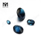 Voksstøbning løs oval slebet 10x12mm london blå nanosital sten