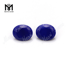 8*10 mm ovalskårne naturlige lapis lazuli ædelstene fra producenten