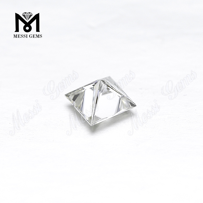 Hvid Farve Firkantet moissanite diamant Form VVS Moissanite Princess 1ct Producent