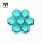 fabrikspris 10*10 hexagon form syntetisk glas løse ædelstene