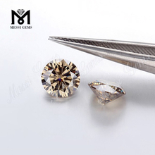 5,0 mm Champagne Moissanites Diamond Top Machine Cut Lab Oprettet Løs moissanite