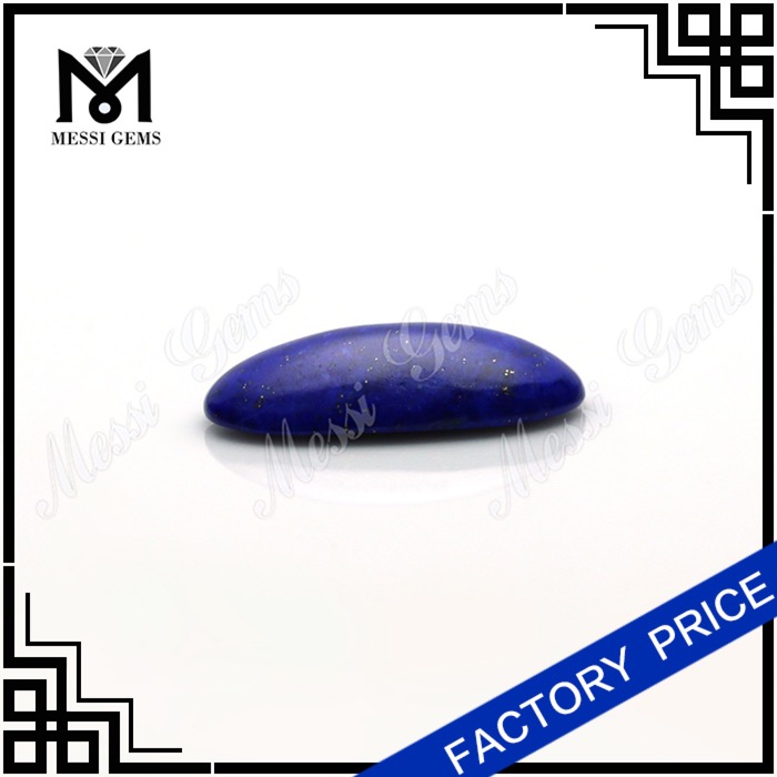 oval cabochon perle til smykker naturlige ædle Lapis lazuli