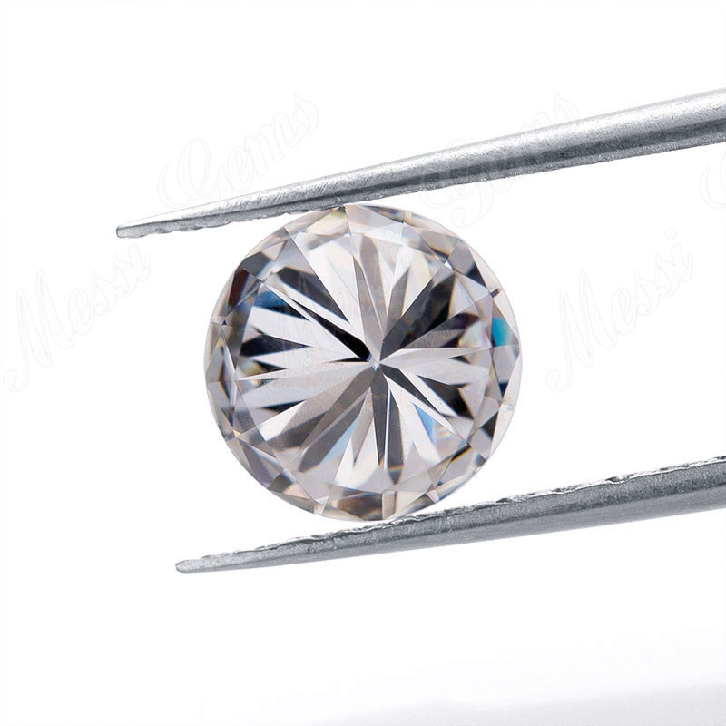 Løs moissanite diamant brilliant cut DEF Clear WHITE VVS Synthetic Moissanite