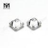 1 karat Asscher-slebet Syntetisk hvid Moissanite diamantsten