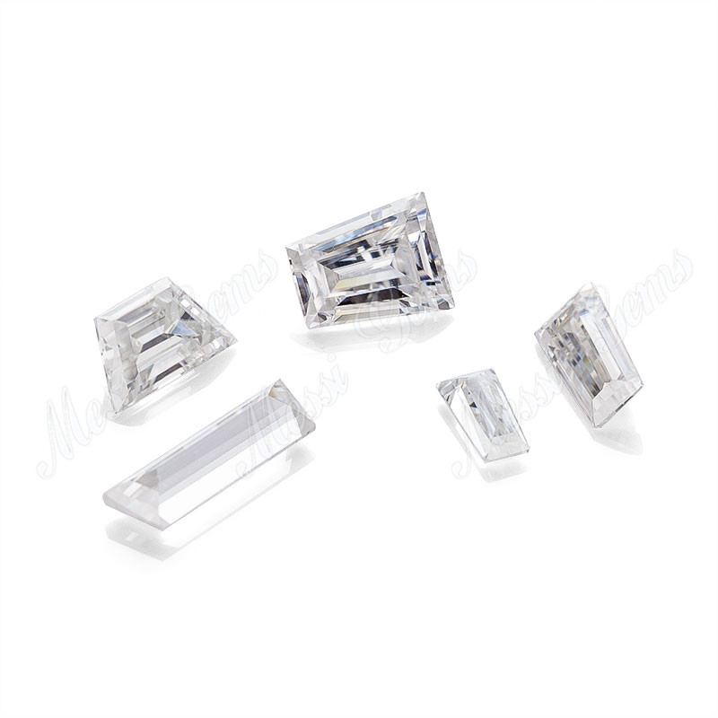 Løse ædelstene til hvid moissanite diamant Sten Tap form DEF Fabriks Engrospris