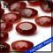 Engros ædelsten agat perler ovale 8x10 rød agat sten