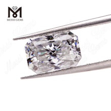 Wuzhou engros 9x11mm ottekantet strålende slebet hvid farvet moissanite diamant løs