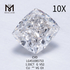 1,55 karat g vs2 cvd pude skåret laboratoriedyrket diamantfabrikspris