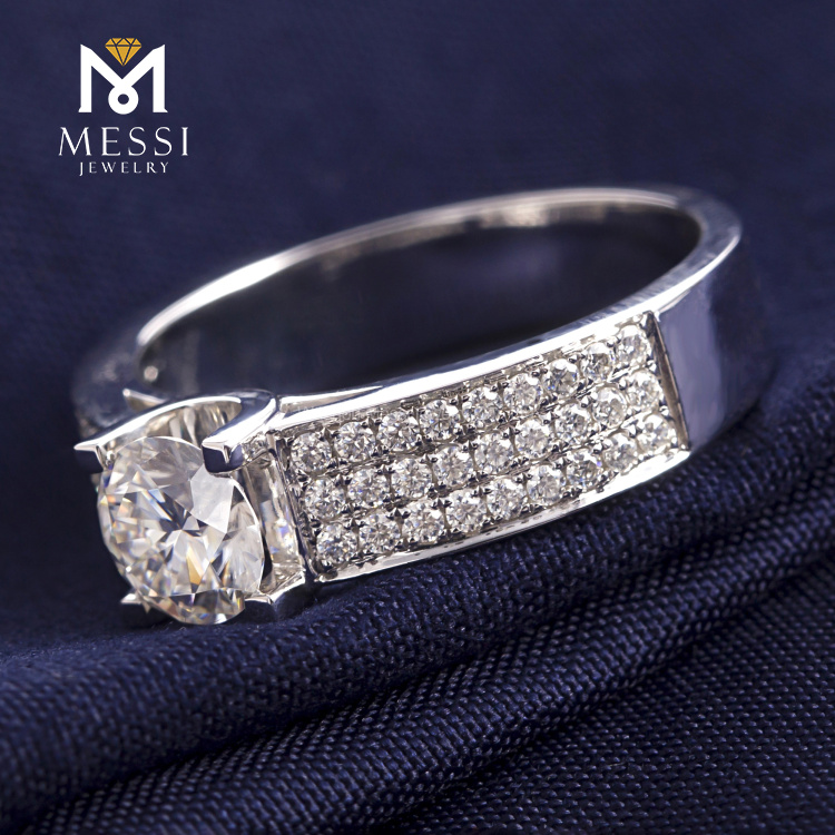 Bryllup Moissanite Gold Ring til kvinder