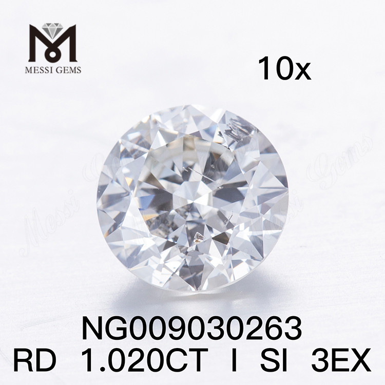 1.020 ct løs ædelsten syntetisk diamant I SI EX Cut