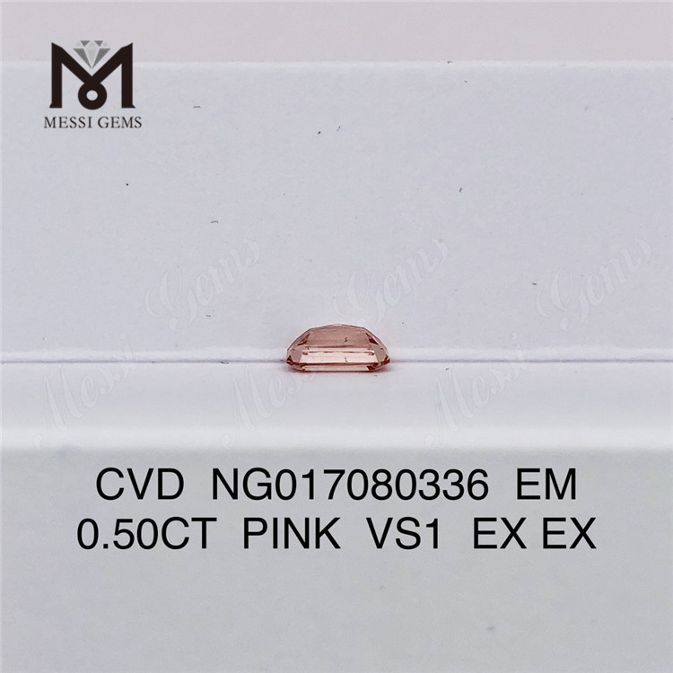 NG017080336 EM 0.50CT PINK VS1 EX EX CVD laboratoriediamant