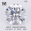 1.313CT D HPHT menneskeskabt diamant VVS1 3EX laboratoriedyrkede diamanter producentpris