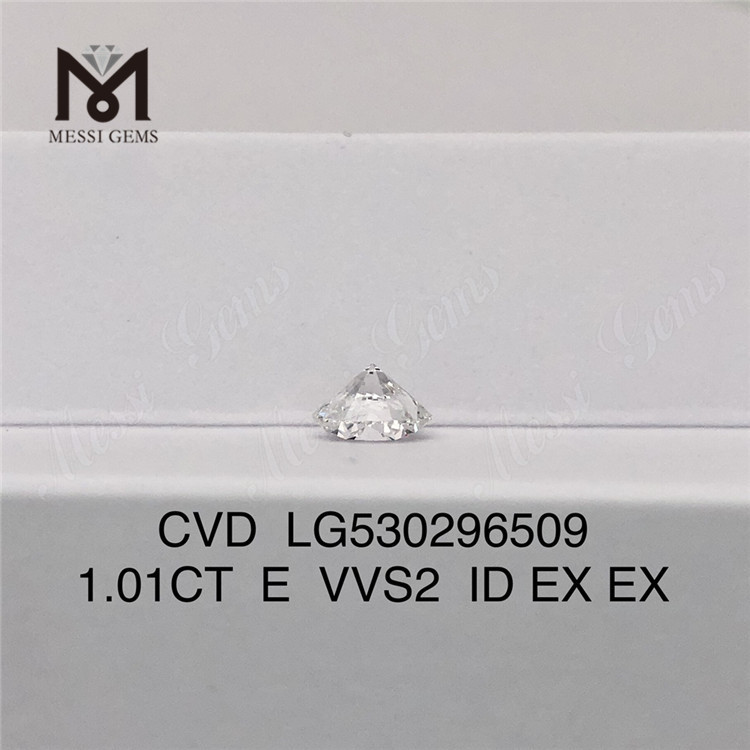 1.01ct E VVS2 Løs Lab Diamond VS RD Billig Menneskeskabt Diamond CVD