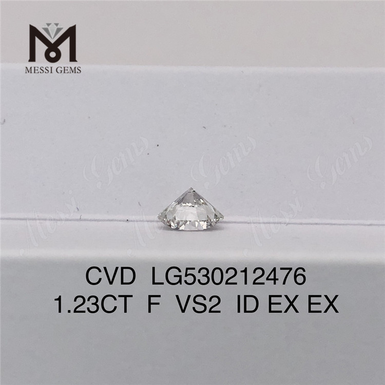 1.23ct F cvd lab diamant VS2 rund hvid løs lab diamant engrospris