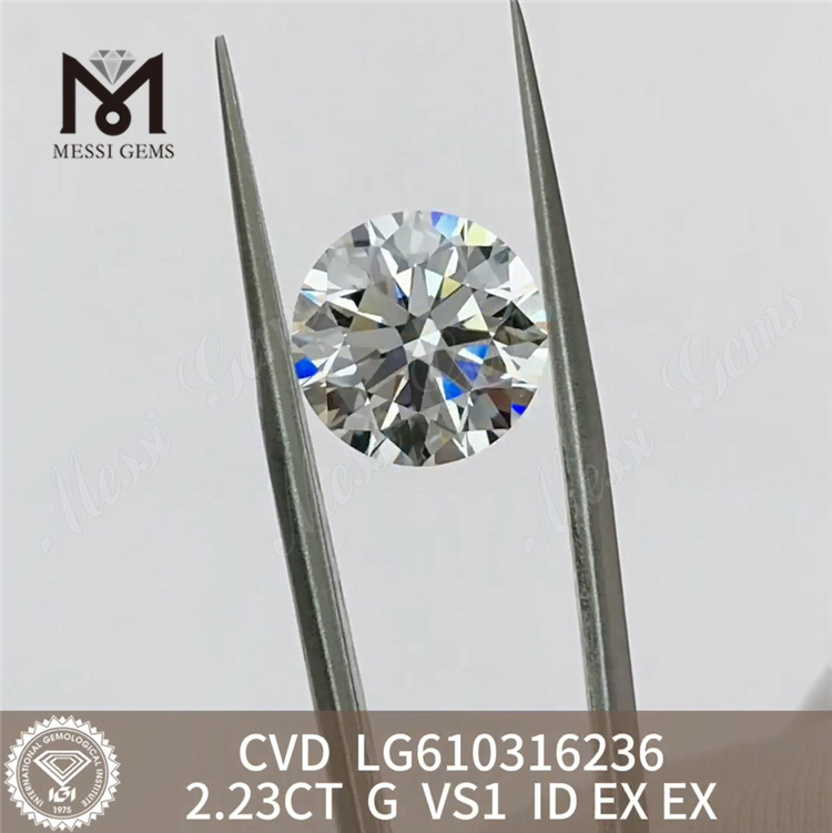 2.23CT G VS1 CVD koster laboratoriedyrkede diamanter Sustainable Brilliance af IGI丨Messigems LG610316236