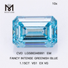 1.15CT VS1 EX VG EM FANCY INTENSE GREENISH BLUE ​CVD diamanter til salg LG586346991 