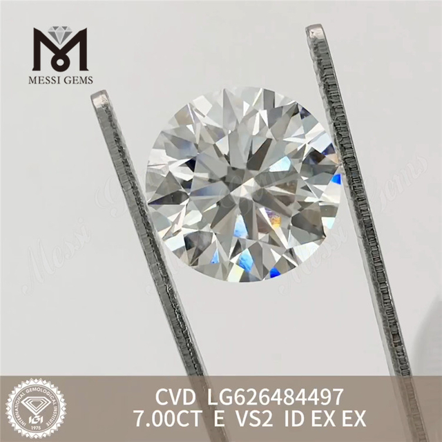 7.00CT E VS2 ID CVD IGI-certifikat til diamant LG626484497丨Messigems