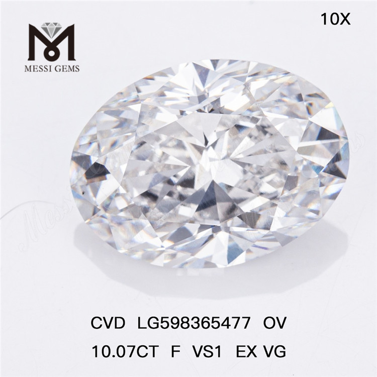 10.07CT F VS1 EX VG OV CVD Diamonds Det ultimative valg for bulkkøbere LG598365477 丨Messigems