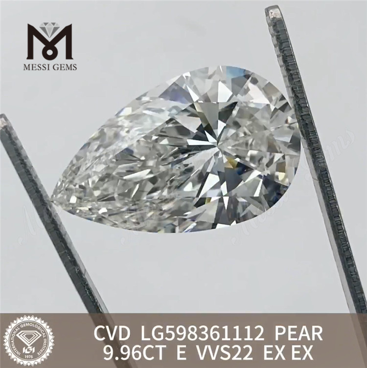 9.96CT PÆRE Form E VVS2 CVD Loose Grown Diamond LG598361112丨Messigems