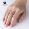 Nyt design kvinde mode fest smykker halo bryllup diamant ring