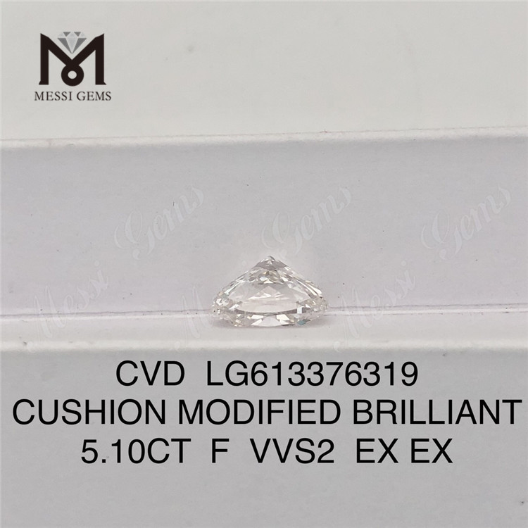 5.10CT F VVS2 CVD pude lab diamanter af bedste kvalitet LG613376319